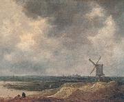 Jan van  Goyen Windmill Spain oil painting artist